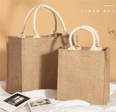 Hessian ostoskasseja henkilökohtaisia